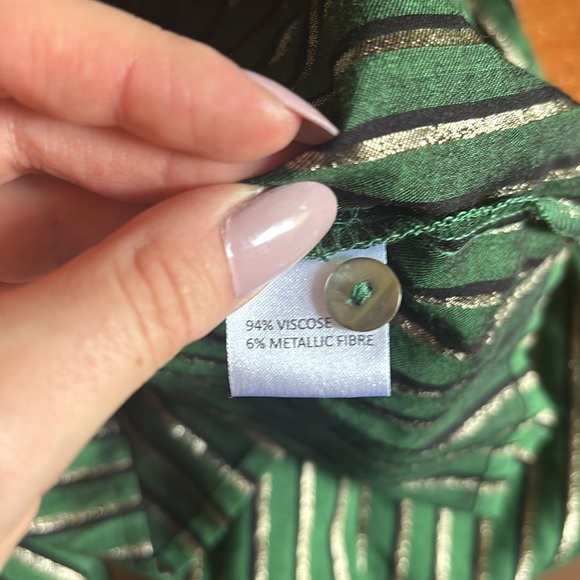 Green gold top by Seen Worn Kept - Picture 10 of 10
